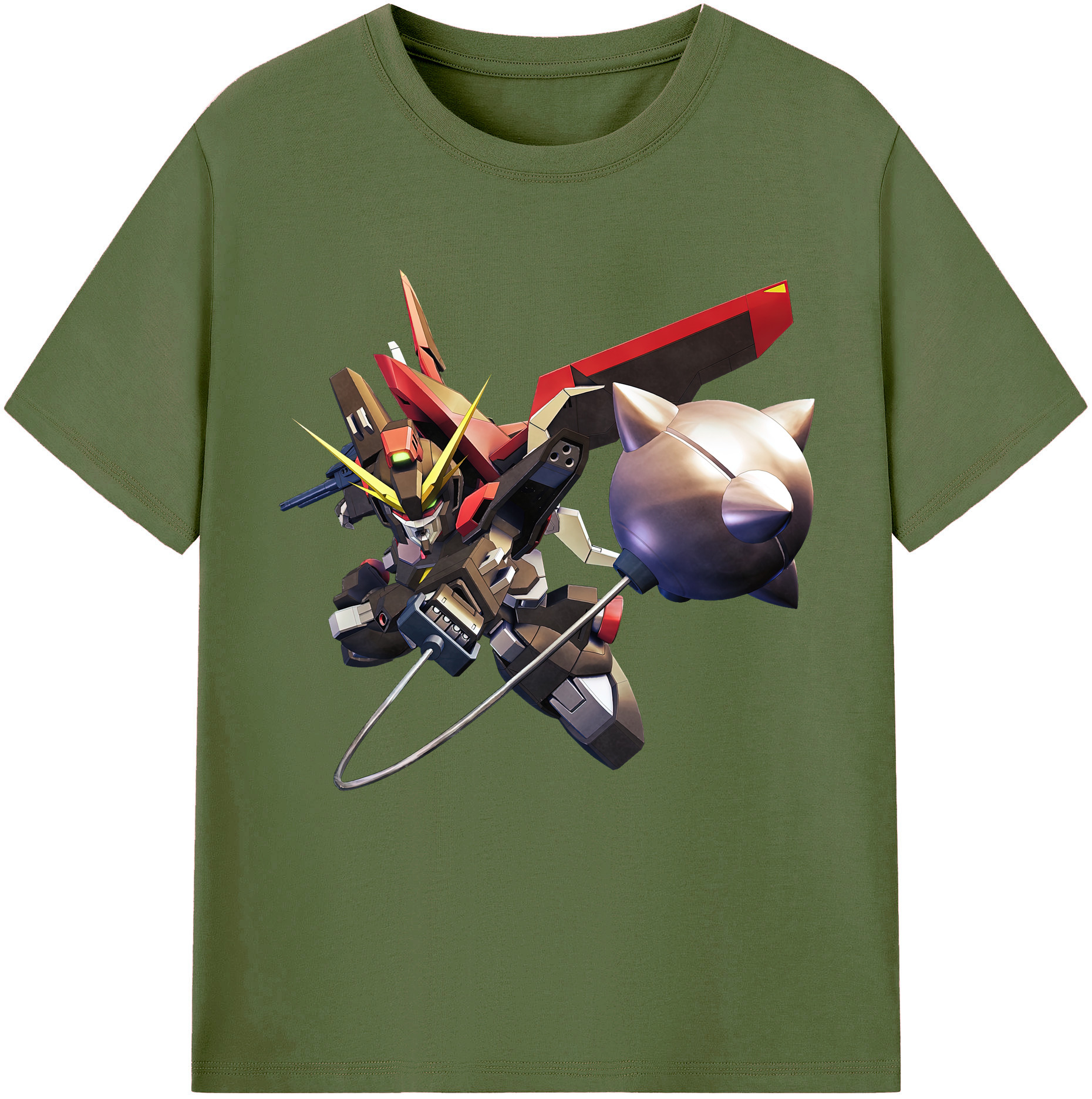 （画像用） 機動戦士ガンダム Mobile Suit Gundam 綿100％半袖Tシャツ（フロントプリント）